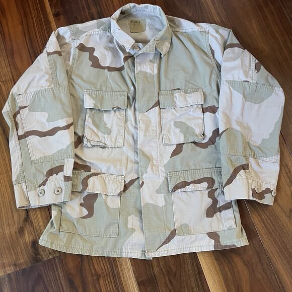 USMC Marine Desert Camouflage Combat Military Jacket Medium Regular - Picture 1 of 9